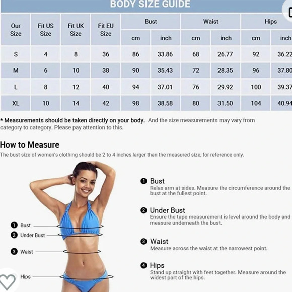 NWT! Women’s blue color block ribbed two piece bathing suit Medium - Picture 4 of 4